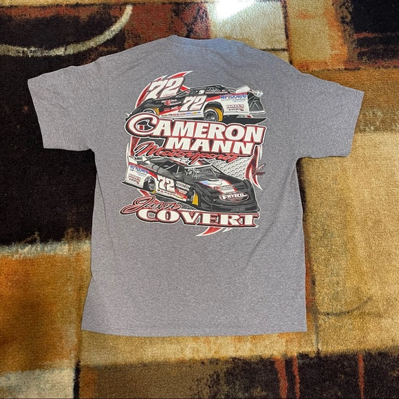 Grey Racing Graphic Tee L - Picture 3 of 5